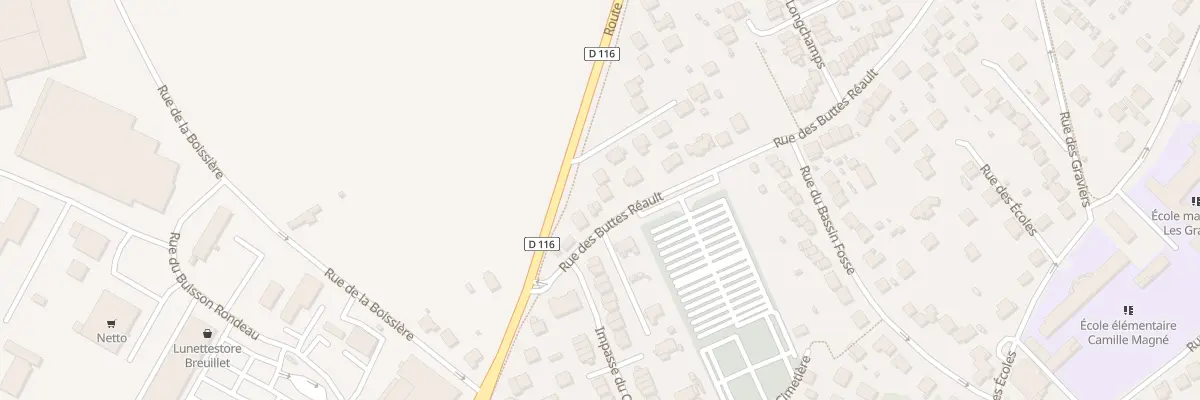 Plan du 111 Rte de Saint Chéron à Breuillet
