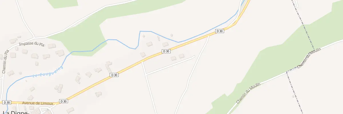 Plan du 19 Av de Limoux à La Digne-d’Amont