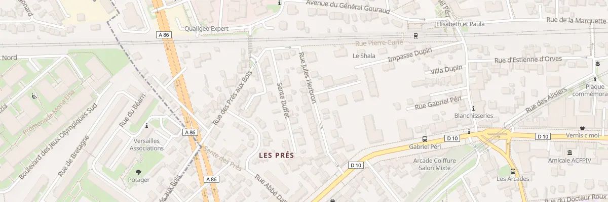 Plan du 15 Rue Jules Herbron à Viroflay
