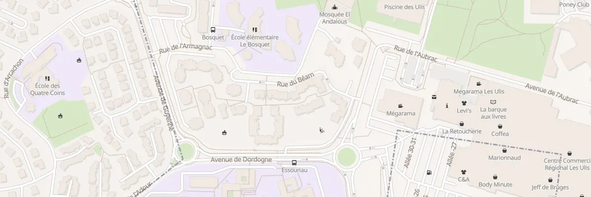 Plan du 9 Res La Vaucouleur aux Ulis