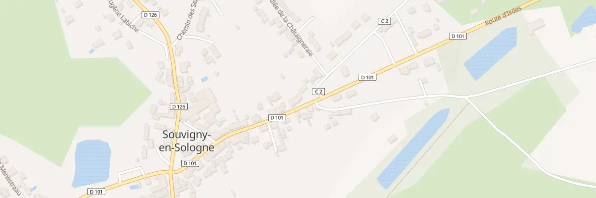 Plan du 21 Rue du Gatinais à Souvigny-en-Sologne