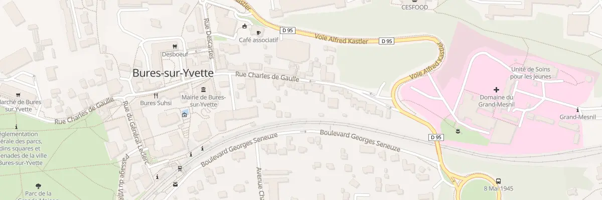 Plan du 23 Rue Charles de Gaulle à Bures-sur-Yvette