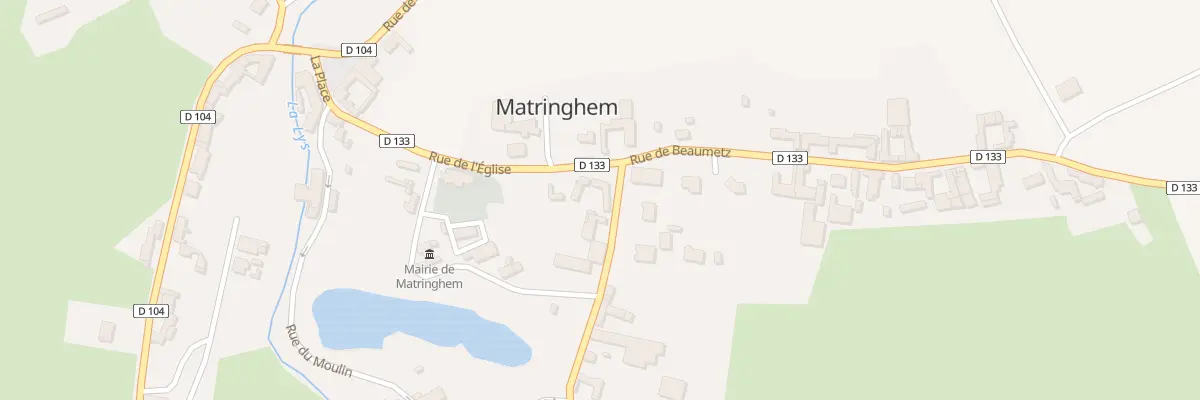 Plan du 6 Rue de l’Eglise à Matringhem