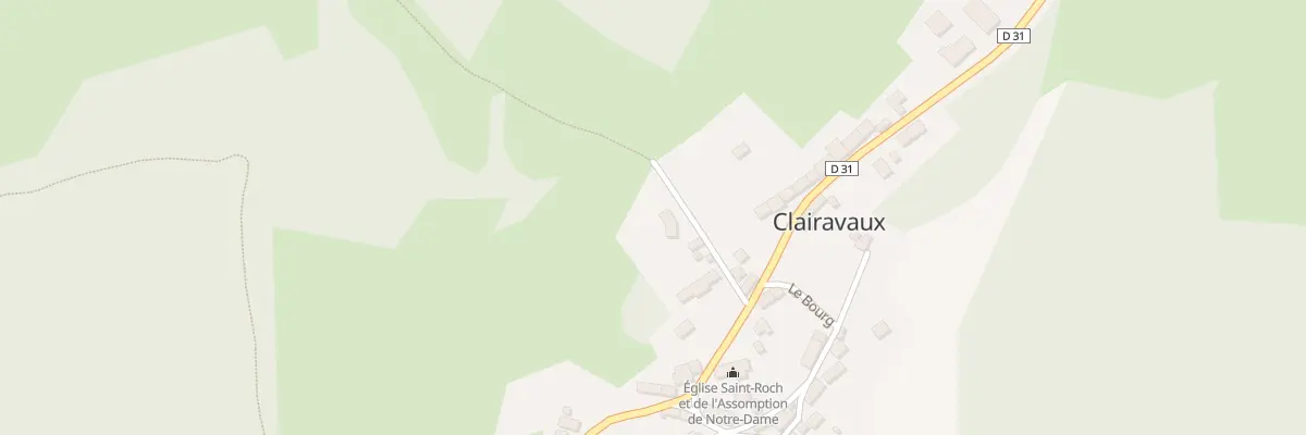 Plan du 27 Le Bourg à Clairavaux