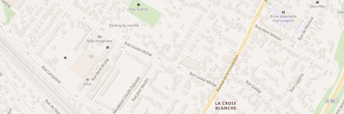 Plan du 28 Rue des Rosiers à Sartrouville