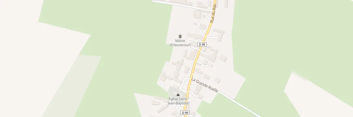 Plan du 7 Rue du Bas à Heuzecourt