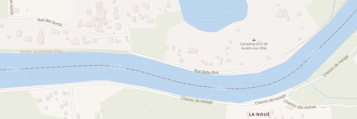 Plan du 47 Rue Belle Rive à Auvers-sur-Oise