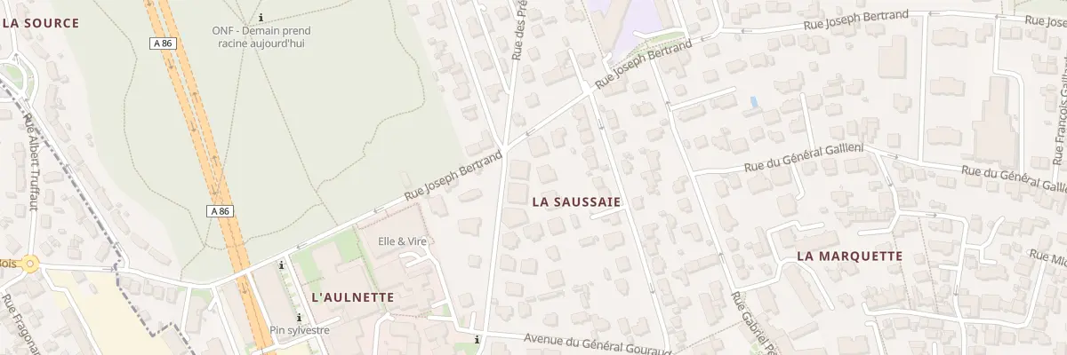 Plan du 73 Rue Joseph Bertrand à Viroflay