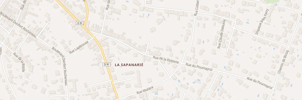 Plan du 39 Rue de la Flotterie à Carmaux