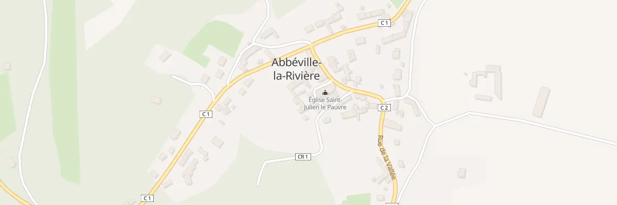 Plan du 2 Pl Saint Julien à Abbéville-la-Rivière