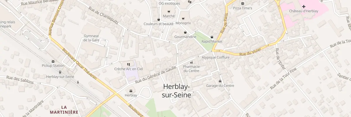 Plan du 1 Rue de l’Orme Sauceron à Herblay-sur-Seine