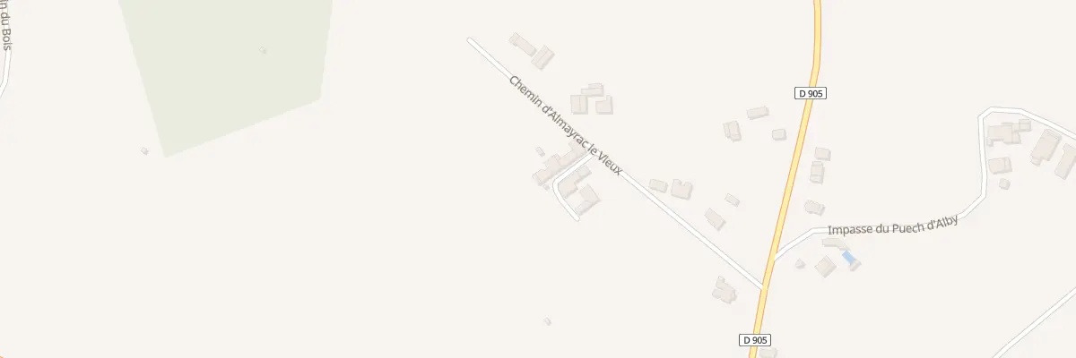 Plan du 5001 Almayrac à Almayrac