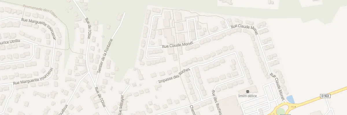 Plan du 4 All de Giverny à Méry-sur-Oise