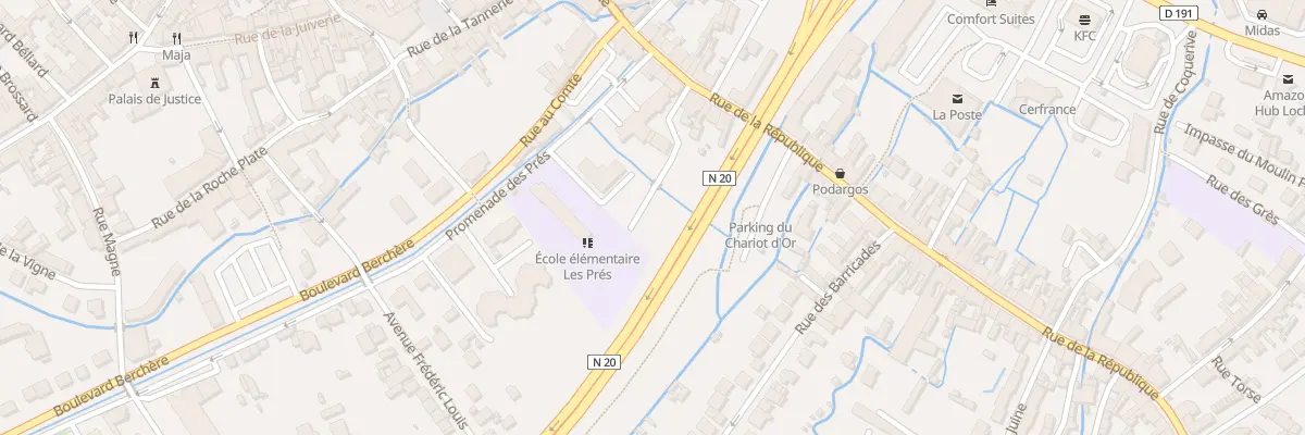 Plan du 90 Rue de la République à Étampes