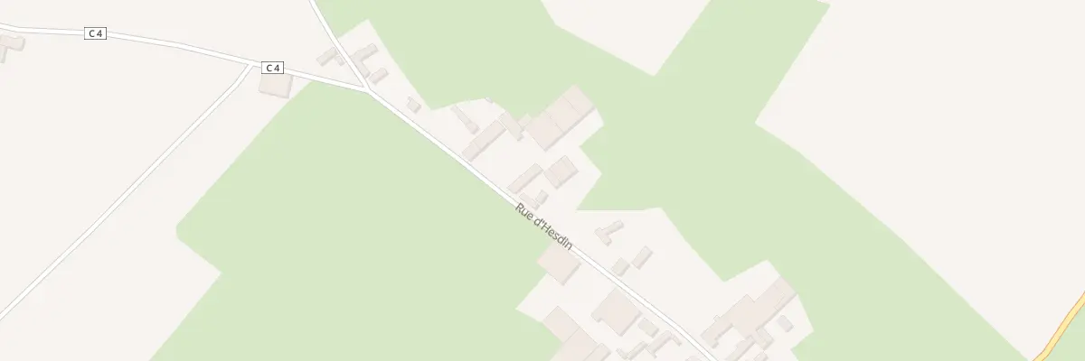 Plan du 9 Rue d’Hesdin à Rougefay