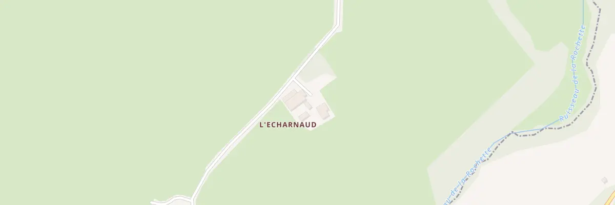 Plan du 1 L’Echamaud à Malleret-Boussac