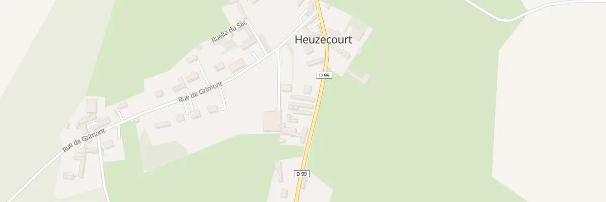 Plan du 9 Rue de Haut à Heuzecourt
