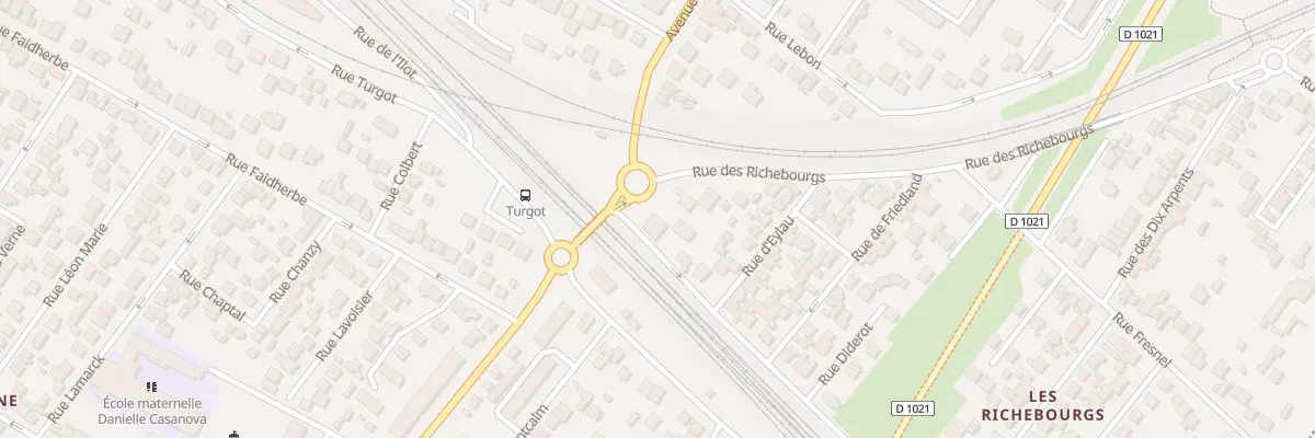 Plan du 1 Rue Diderot à Sartrouville