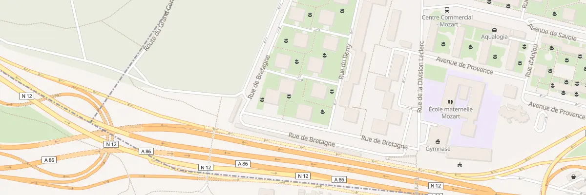 Plan du 4 Rue de Bretagne à Vélizy-Villacoublay