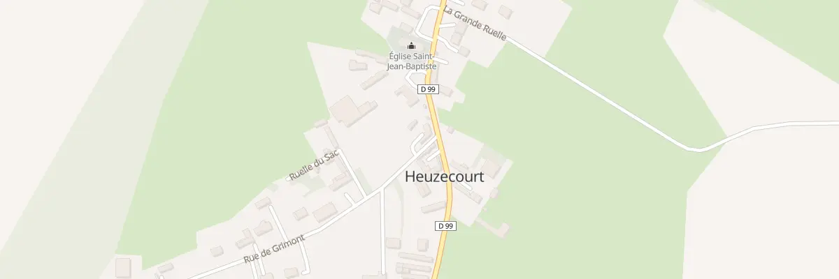 Plan du 1 Rue de Grimont à Heuzecourt