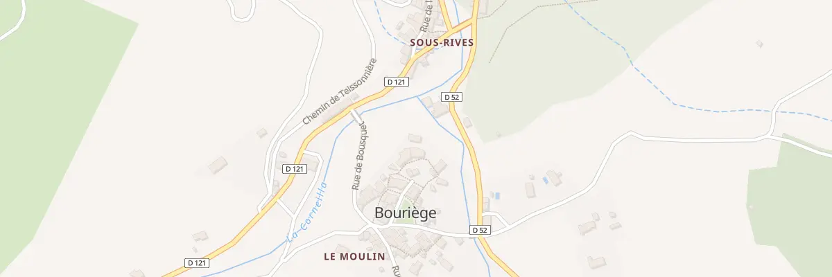 Plan du 89 Le Village à Bouriège