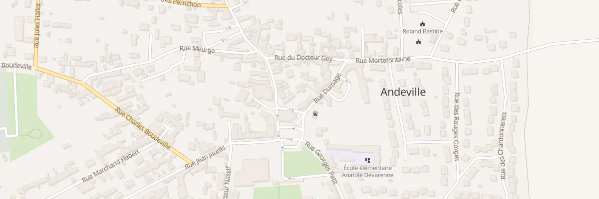 Plan du 3 Pl de la République à Andeville