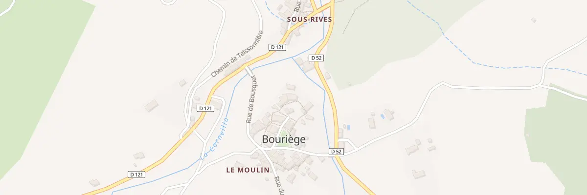 Plan du 26 Le Village à Bouriège