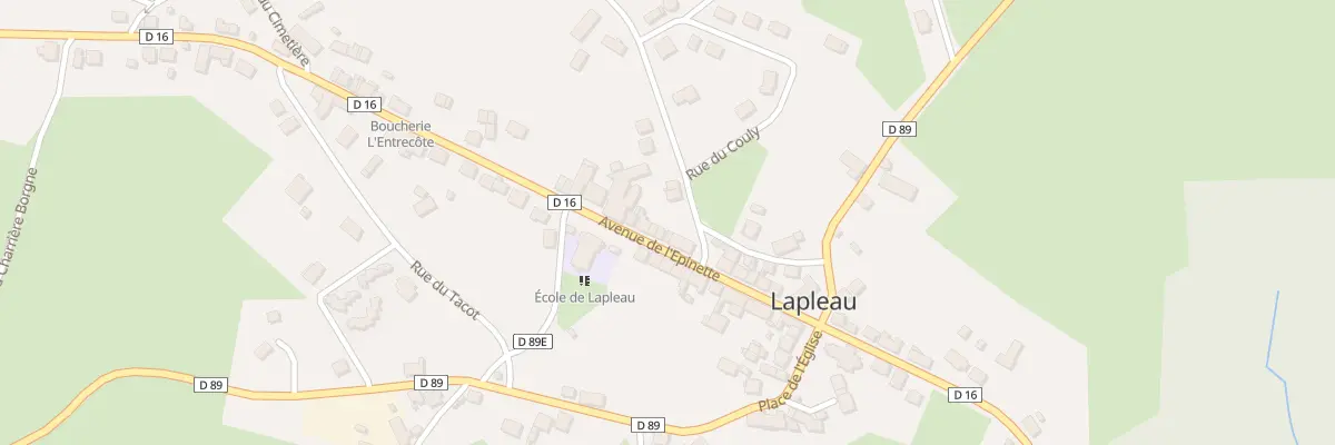 Plan du 17 Av de l’Epinette à Lapleau