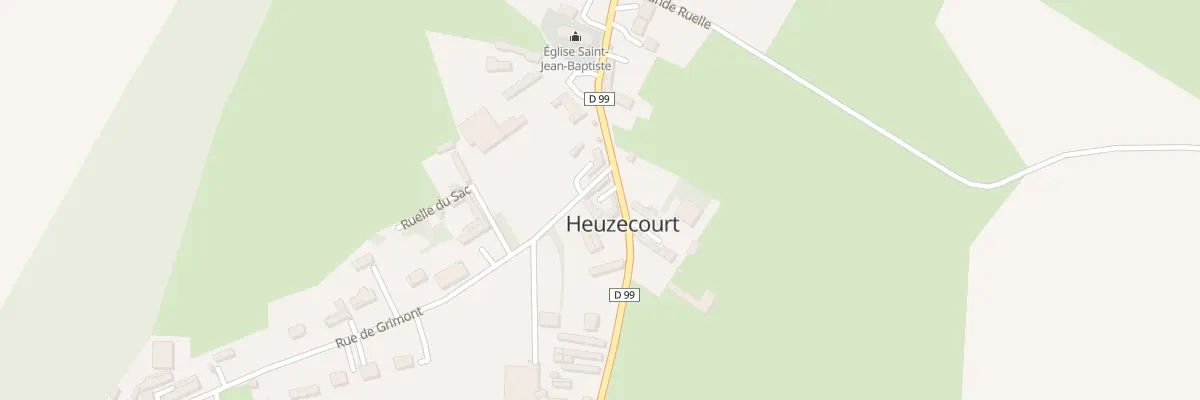 Plan du 1 Rue de Haut à Heuzecourt