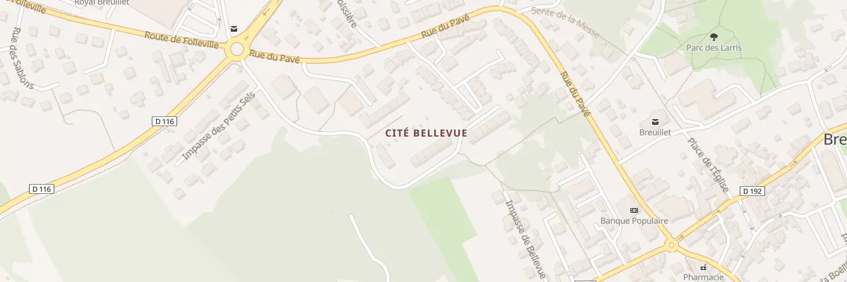 Plan du 1 Cité Bellevue à Breuillet