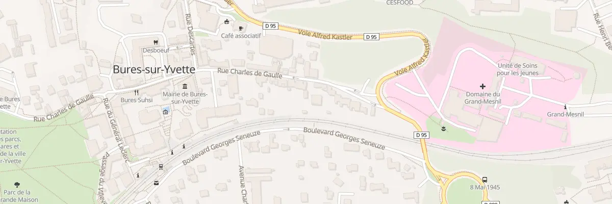 Plan du 15A Rue Charles de Gaulle à Bures-sur-Yvette
