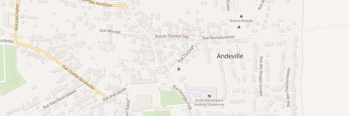 Plan du 1 Rue Dumage à Andeville