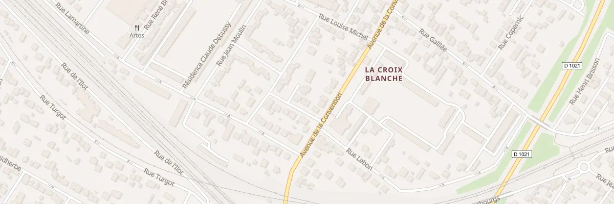 Plan du 5 Rue Claude Debussy à Sartrouville