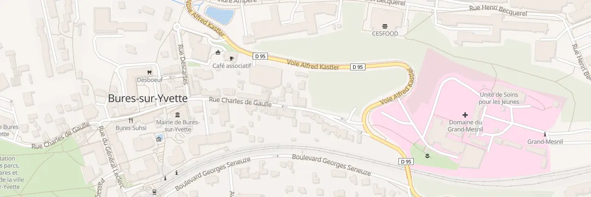 Plan du 6 Rue Charles de Gaulle à Bures-sur-Yvette
