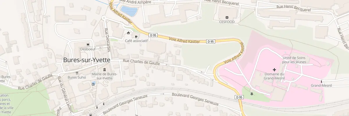 Plan du 8 Rue Charles de Gaulle à Bures-sur-Yvette