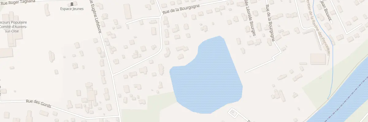 Plan du 41B Rue de la Bourgogne à Auvers-sur-Oise