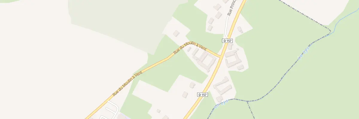 Plan du 1 Rue du Moulin à Vent à Dennebrœucq