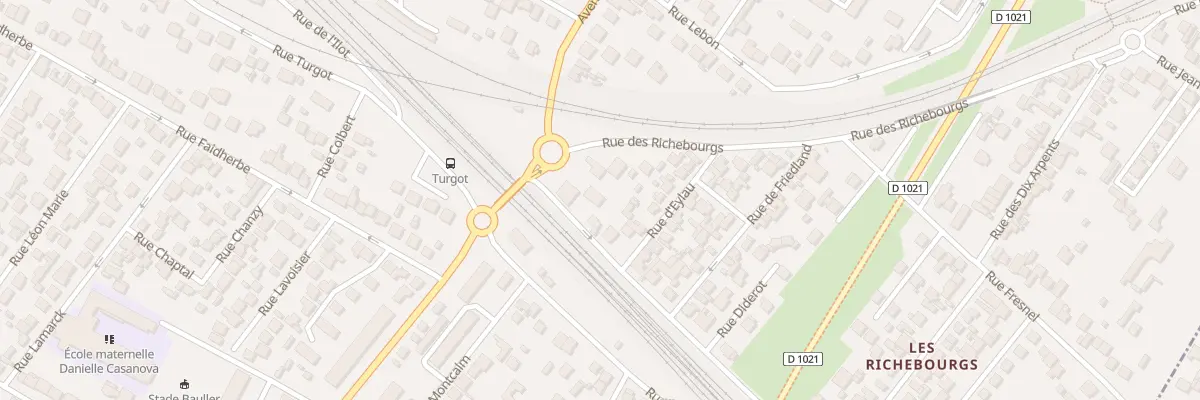 Plan du 3 Rue Diderot à Sartrouville