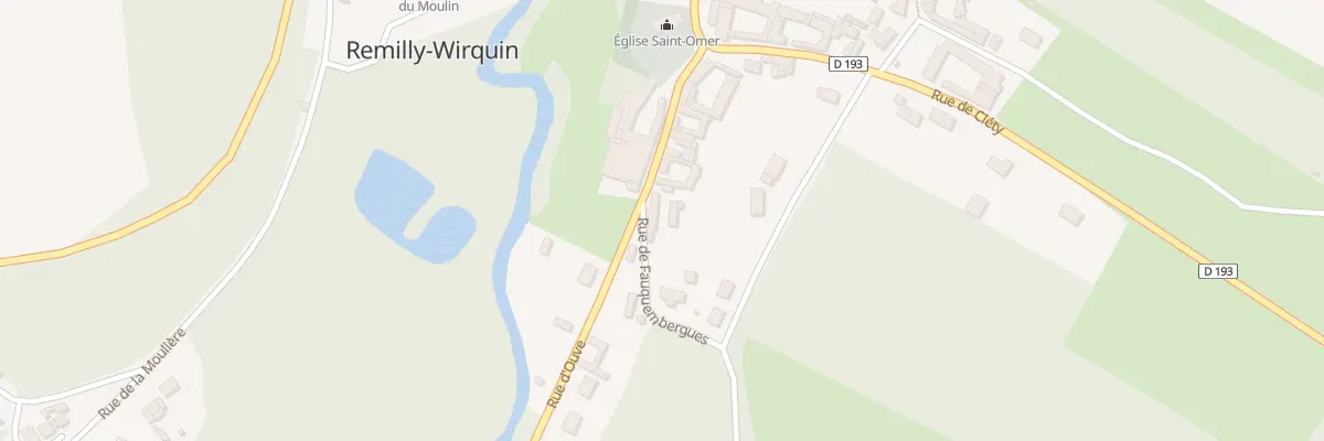 Plan du 9 Rue d’Ouve à Remilly-Wirquin