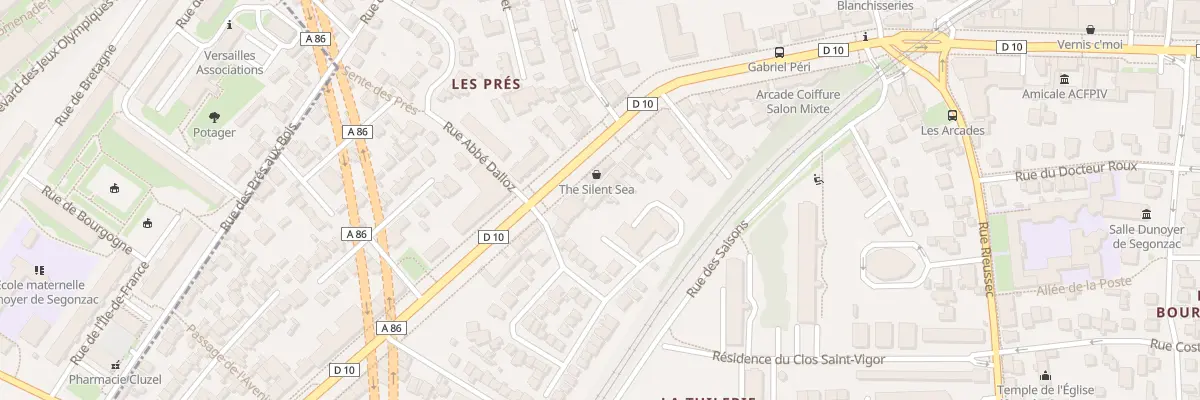 Plan du 121B Av du Général Leclerc à Viroflay