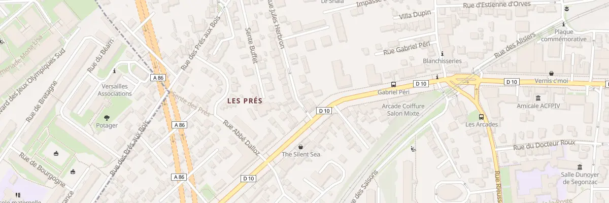 Plan du 2 Rue Jules Herbron à Viroflay