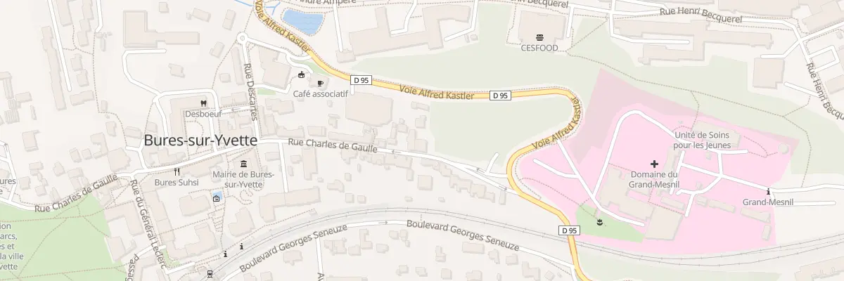 Plan du 2B Rue Charles de Gaulle à Bures-sur-Yvette