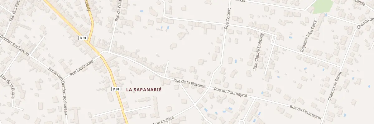 Plan du 45 Rue de la Flotterie à Carmaux