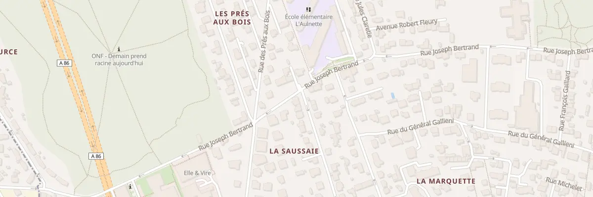 Plan du 69 Rue Joseph Bertrand à Viroflay