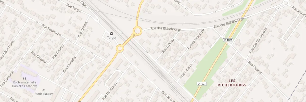 Plan du 7 Rue Diderot à Sartrouville