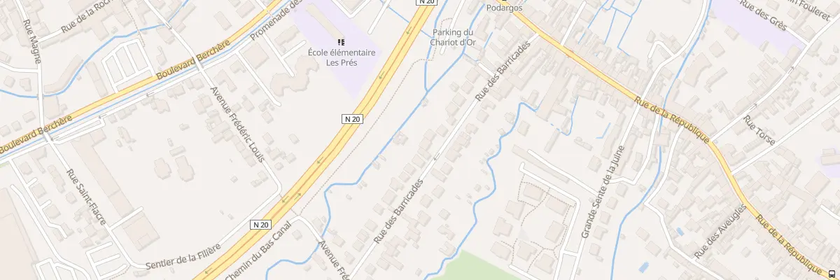 Plan du 26 Rue des Barricades à Étampes