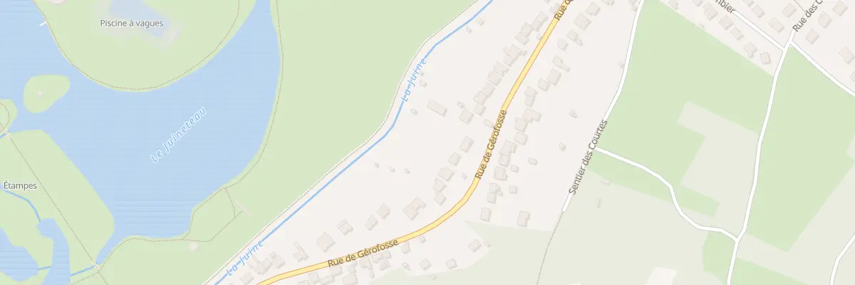 Plan du 64 Rue de Gérofosse à Étampes