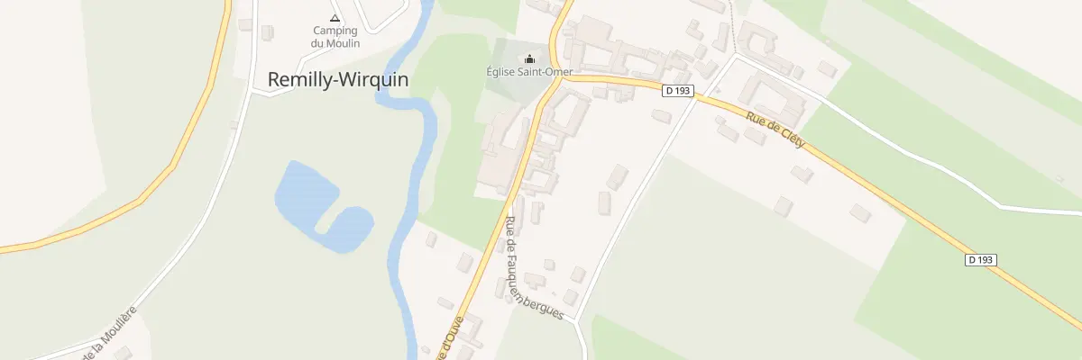 Plan du 7 Rue d’Ouve à Remilly-Wirquin