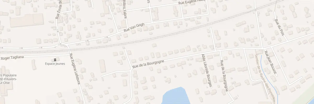 Plan du 52 Rue de la Bourgogne à Auvers-sur-Oise