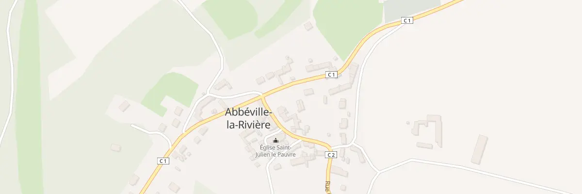 Plan du 1 Rue de la Vallée à Abbéville-la-Rivière